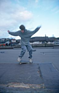 Fahrer: Dirk Hensel, Trick: Smith-Grind