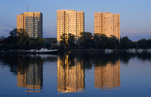 Sonnenuntergang in Potsdam