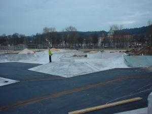 Skatepark Tuttlingen im Bau