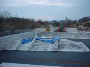 Skatepark Tuttlingen im Bau