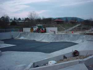 Skatepark Tuttlingen im Bau