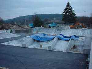 Skatepark Tuttlingen im Bau