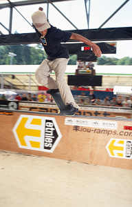 Fahrer: Bastien Salabanzi, Trick: Over-Crock