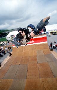 Fahrer: Jeremia Ambühl, Trick: Liu Kang